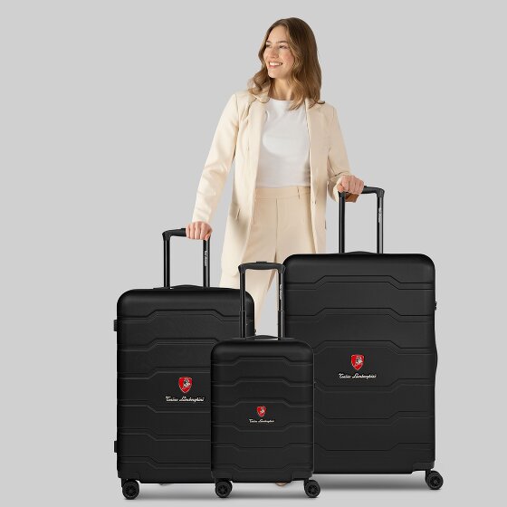 Tonino Lamborghini Bologna 4 Rollen Kofferset 3-teilig