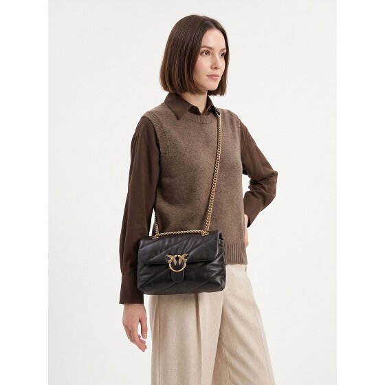 PINKO Love Puff Mini Schultertasche Leder 23 cm