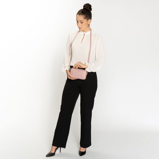 Lazarotti Bologna Leather Umhängetasche Leder Small Double-Zip 18 cm