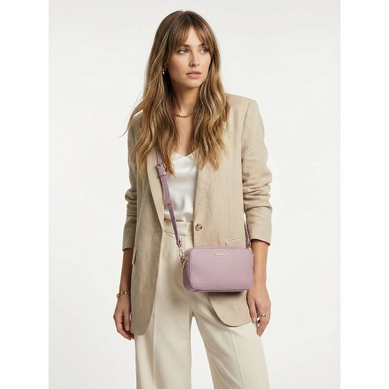 Lazarotti Bologna Leather Umhängetasche Camera-Bag Leder Double-Zip 18 cm