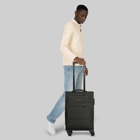 Smartbox Edition 04 4 Rollen Kabinentrolley 56 cm mit Dehnfalte
