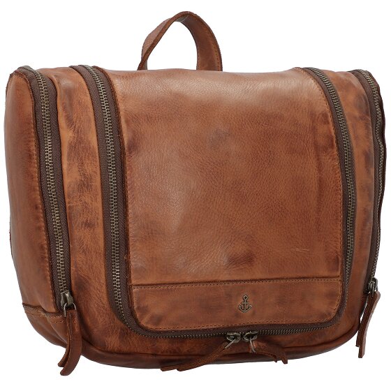 Harbour 2nd Cool Casual Kulturbeutel Leder 28 cm