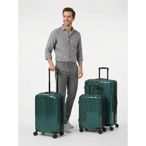 Redolz Essentials 18 2.0 4 Rollen Kofferset 3-teilig mit Dehnfalte
