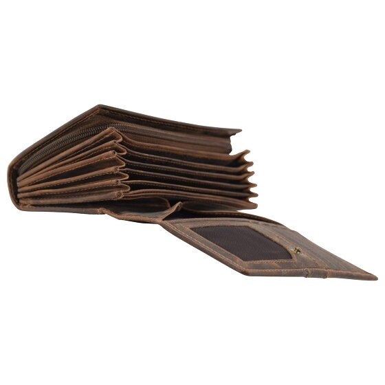 Greenland Nature Classic Kellnerbörse Geldbörse Leder 17 cm