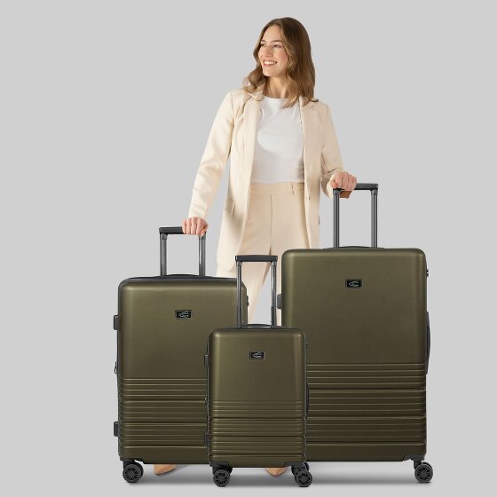 camel active Hanoi 4 Rollen Kofferset 3-teilig mit Dehnfalte