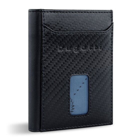 bugatti Secure Slim Geldbörse RFID Schutz Leder 8 cm