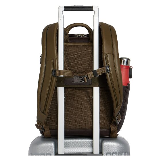 Piquadro Black Square Daypack Leder 38 cm Laptopfach