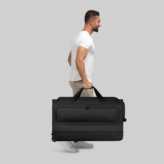 Redolz Duffle Essentials 2-Rollen Reisetasche 80 cm  XL mit Dehnfalte Sondergröße