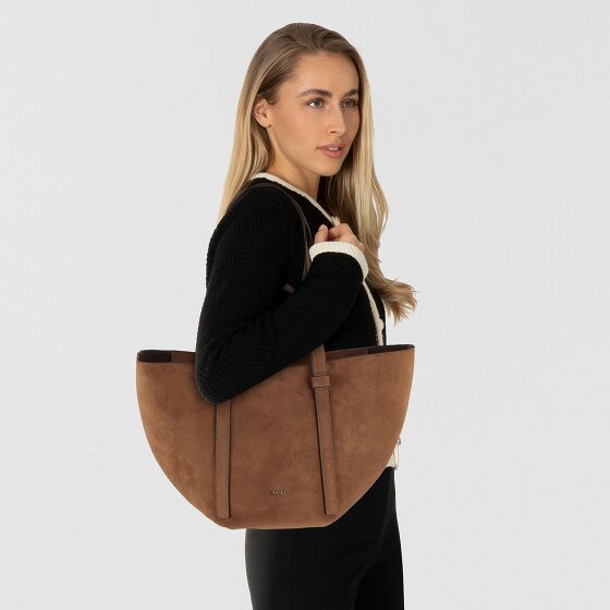 abro Cosmo Shopper Tasche Leder 40 cm
