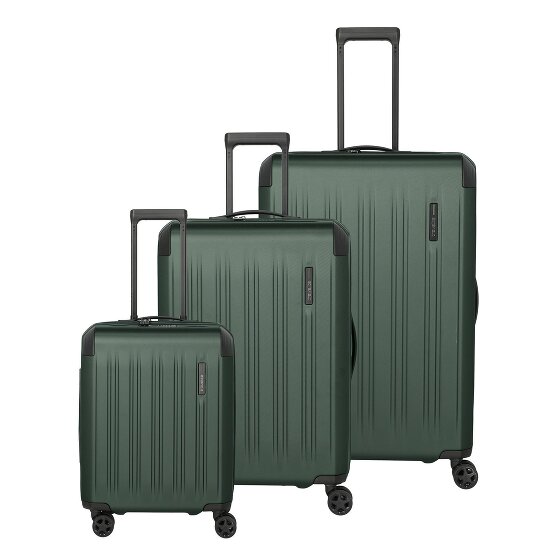 Travelite Dynamiic 4 Rollen Kofferset 3-teilig mit Dehnfalte