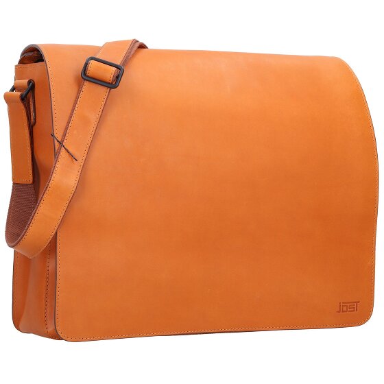 Jost Futura Umhängetasche L Leder 35 cm Laptopfach