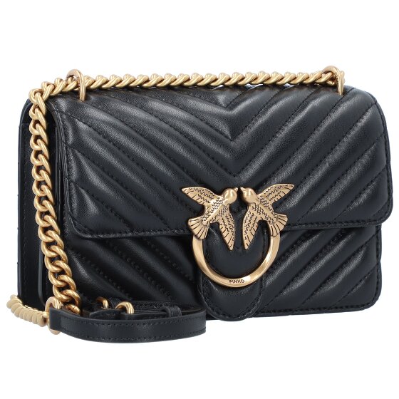 PINKO Love One Umhängetasche Leder 21 cm