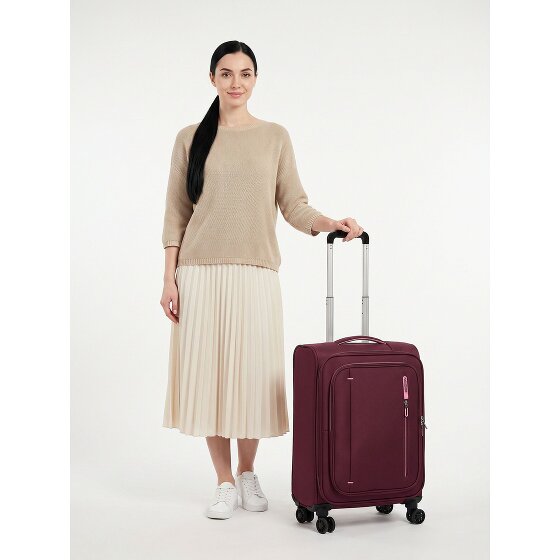 American Tourister Cloudrider 4 Rollen Kabinentrolley S 55 cm mit Dehnfalte