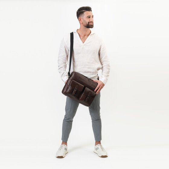 Farmhood Memphis Aktentaschen Messenger Leder 38 cm Laptopfach