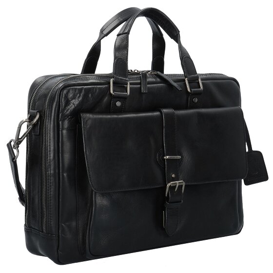 Leonhard Heyden Roma Aktentasche Leder 40 cm Laptopfach