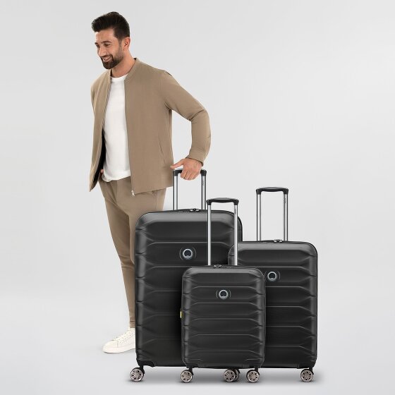 Delsey Paris Meteor 4 Rollen Kofferset 3-teilig mit Dehnfalte