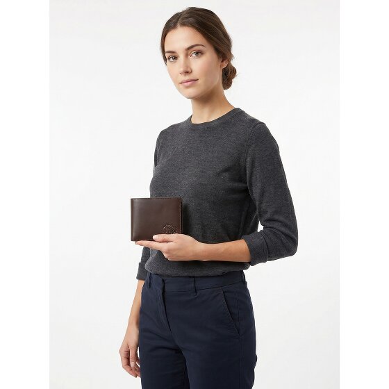 oxmox Leather Geldbörse RFID Schutz Leder 10 cm