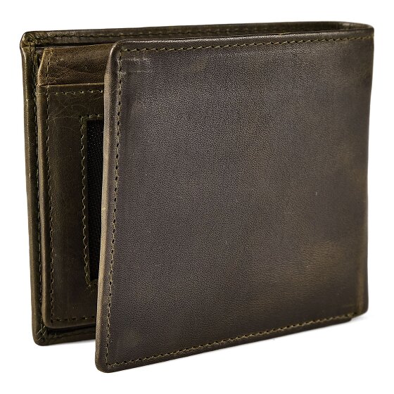 Greenburry Newport Geldbörse RFID Schutz Leder 11 cm