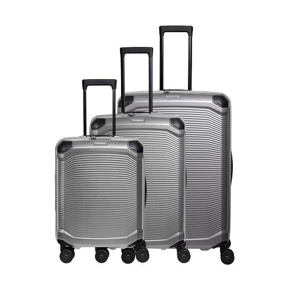 Travelite Millennium 4 Rollen Kofferset 3-teilig mit Dehnfalte