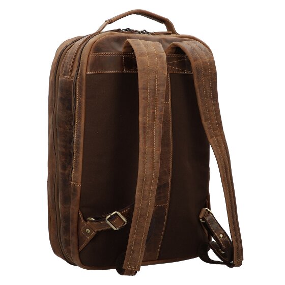 Greenburry Vintage Reiserucksack Leder 48 cm Laptopfach