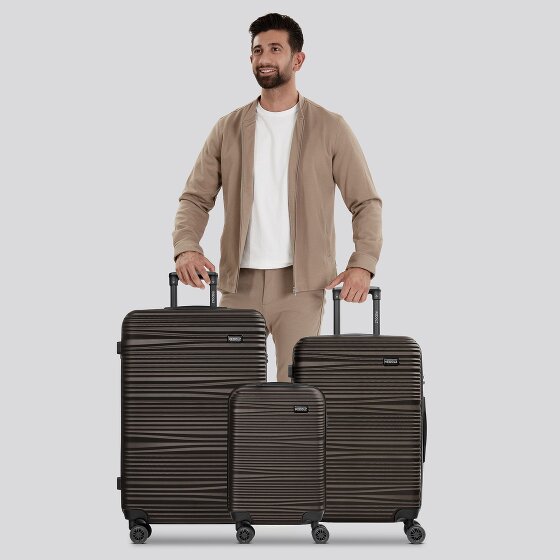 Redolz Essentials 16 3-SET 4 Rollen Kofferset 3-teilig