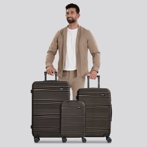 Redolz Essentials 16 3-SET 4 Rollen Kofferset 3-teilig