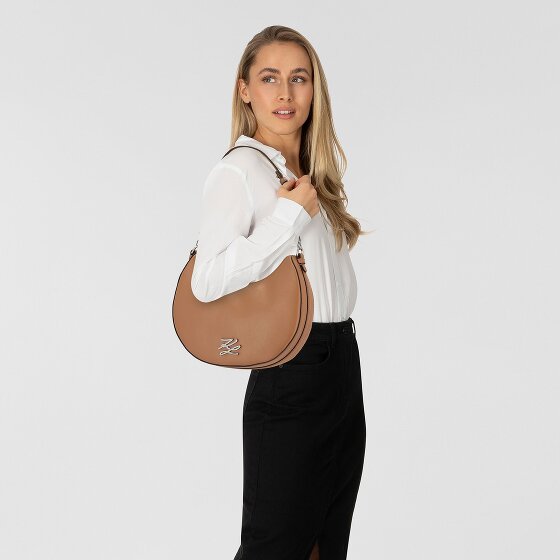 Karl Lagerfeld Autograph Schultertasche Leder 28 cm