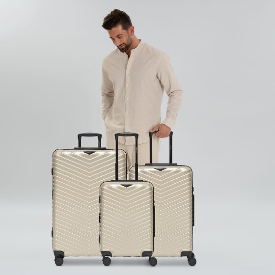 Redolz Essentials 18 4 Rollen Kofferset 3-teilig mit Dehnfalte