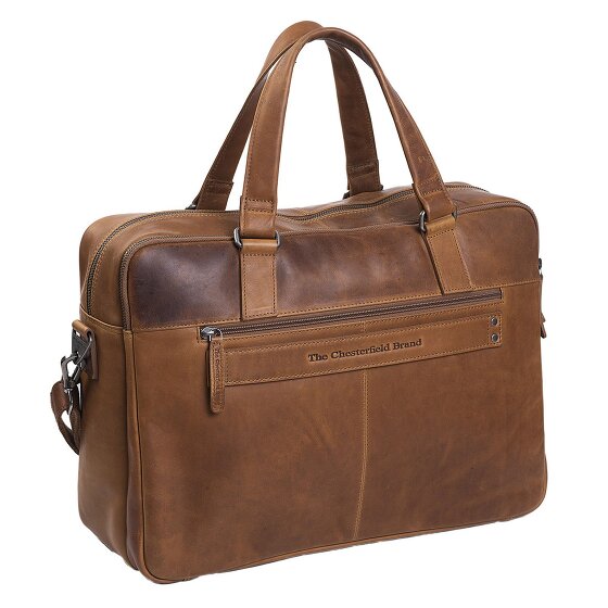 The Chesterfield Brand Wax Pull Up Aktentasche Leder 43 cm Laptopfach