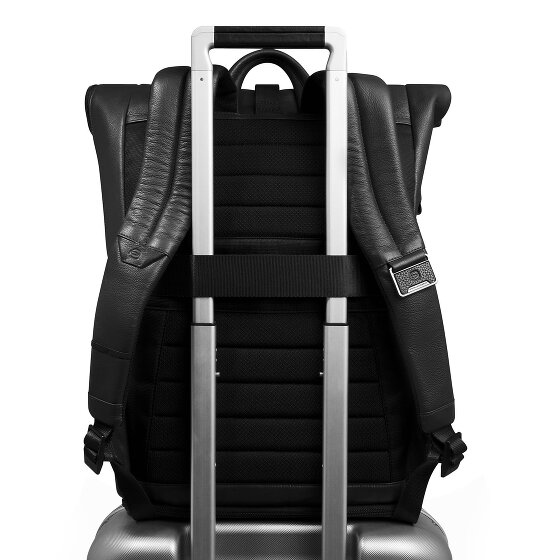 Piquadro Russel Daypack RFID Schutz Leder 47 cm Laptopfach