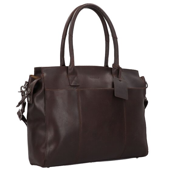 Burkely Vintage Doris Schultertasche Leder 39 cm Laptopfach
