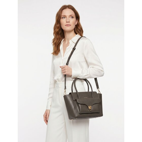 Coccinelle Double Beat Schultertasche Leder 31 cm