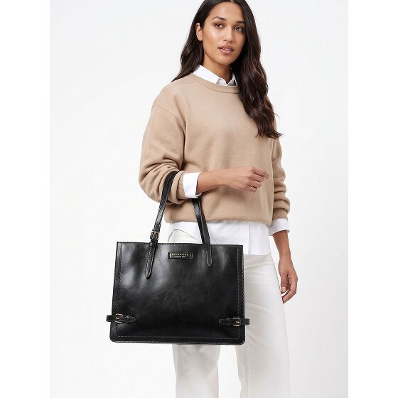 The Bridge Monica Schultertasche Leder 36 cm