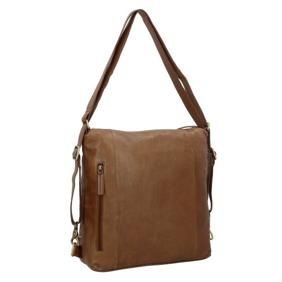 Burkely Natural Norah Schultertasche Leder 32 cm