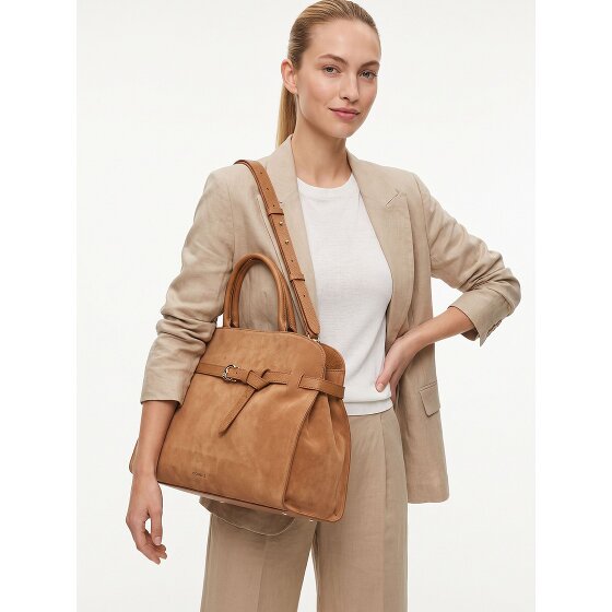 Coccinelle Sabine Suede Handtasche Leder 43 cm