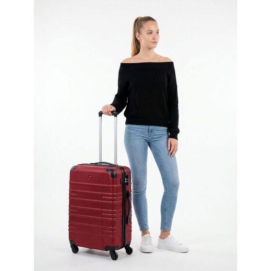 Wenger Amplar Evo 4 Rollen Trolley M 65 cm mit Dehnfalte