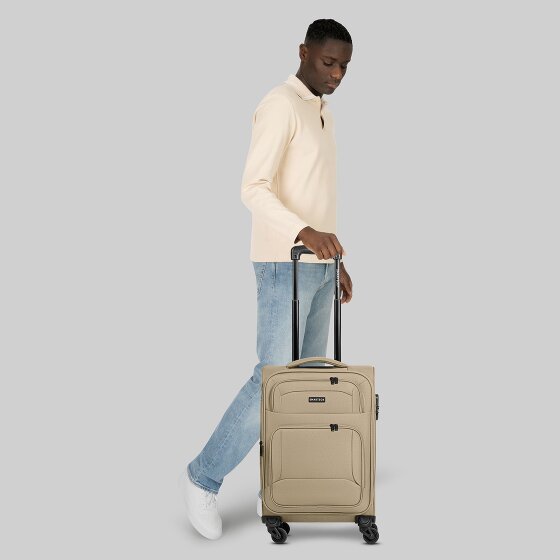 Smartbox Edition 04 4 Rollen Kabinentrolley 56 cm mit Dehnfalte