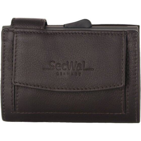 SecWal SecWal 2 Kreditkartenetui Geldbörse RFID Leder 9 cm