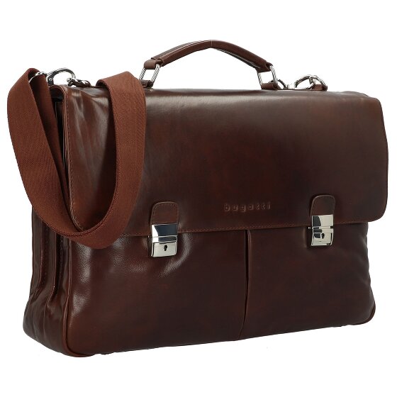 bugatti Romano Aktentasche Leder 44 cm Laptopfach