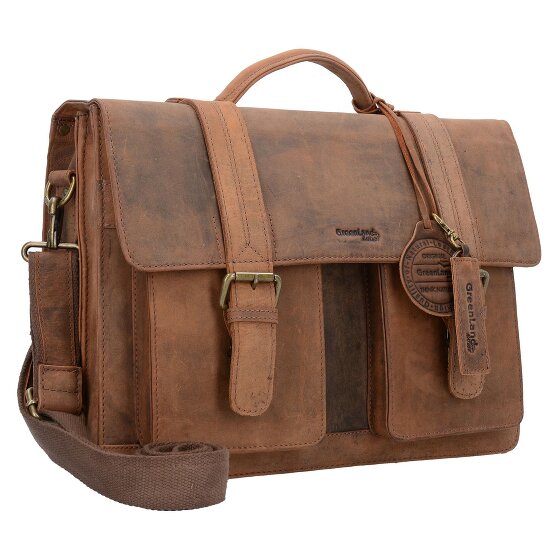 Greenland Nature Montenegro Aktentasche Leder 40 cm Greenland Nature Montenegro Aktentasche Leder 40 cm