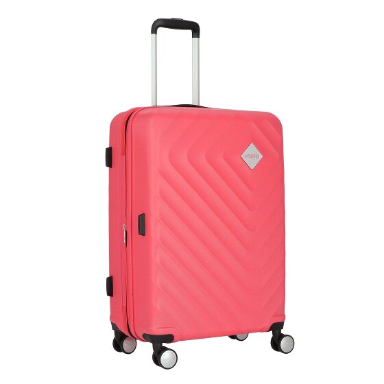 American Tourister Summer Square 4 Rollen Trolley 67 cm mit Dehnfalte