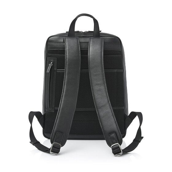 Castelijn & Beerens Daypack RFID Schutz Leder 41 cm Laptopfach