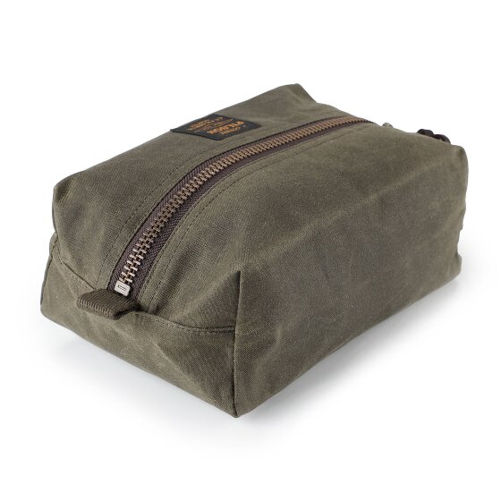 Filson Tin Cloth Kulturbeutel Leder 23 cm