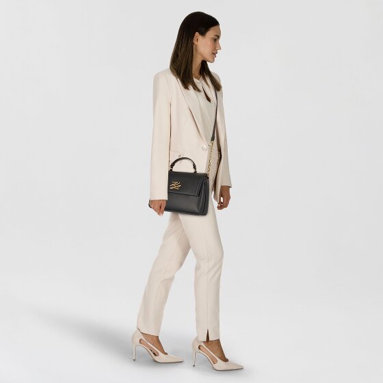 Karl Lagerfeld Autograph Handtasche Leder 24 cm