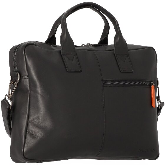 Davidoff Essentials Aktentasche Leder 40 cm Laptopfach Davidoff Essentials Aktentasche Leder 40 cm Laptopfach