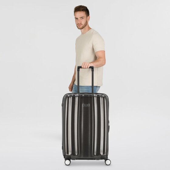 Samsonite Lite-Cube Dlx Chrome 4 Rollen Trolley 76 cm