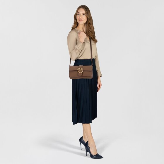PINKO Love One Umhängetasche Leder 27 cm