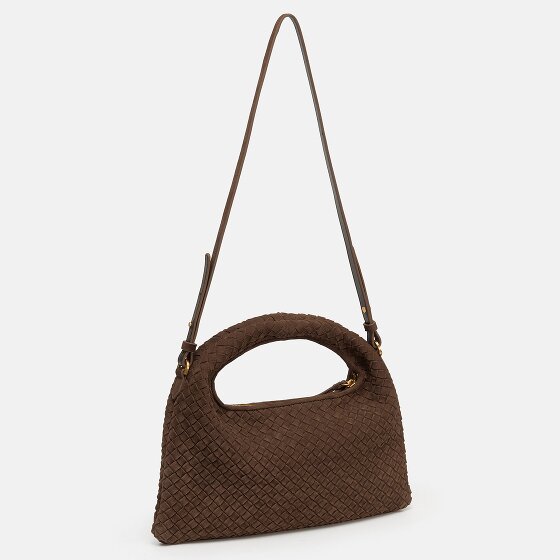 LES VISIONNAIRES Sadie Weave Handtasche Leder 37 cm