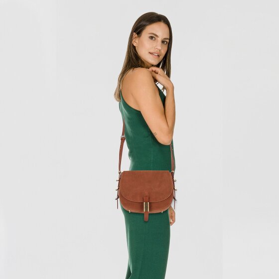 PINKO Saddle Umhängetasche Leder 25 cm