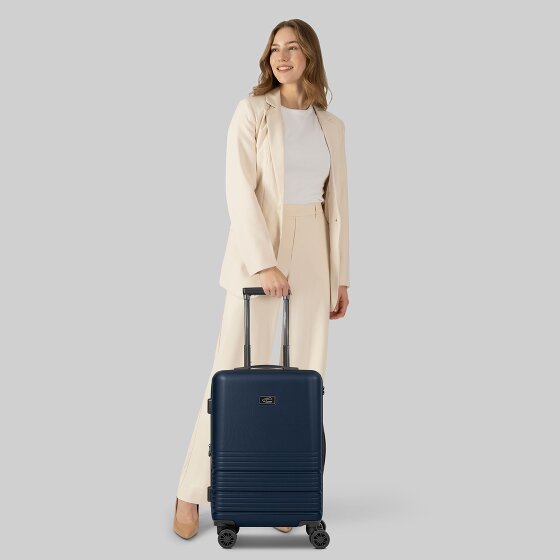 camel active Hanoi 4 Rollen Kabinentrolley S 56 cm mit Dehnfalte